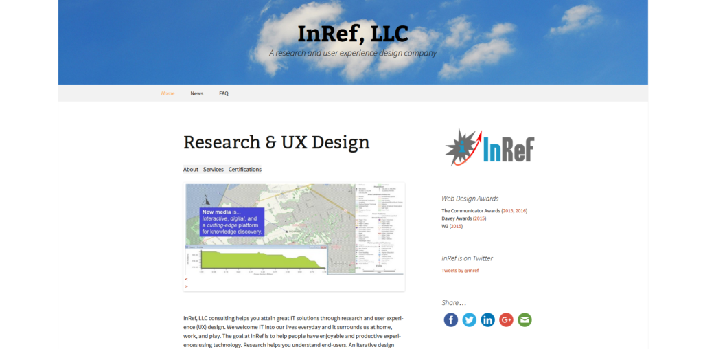 InRef LLC Homepage